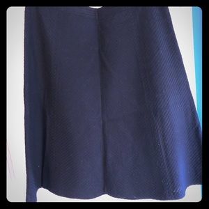 Black A-line skirt Banana Republic